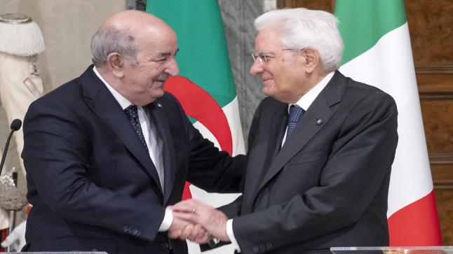 تبون: العلاقة بين الجزائر وإيطاليا أصولها ممتدة في التاريخ